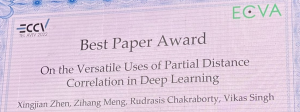 Partial picture of 2022 ECCV Best Paper Award